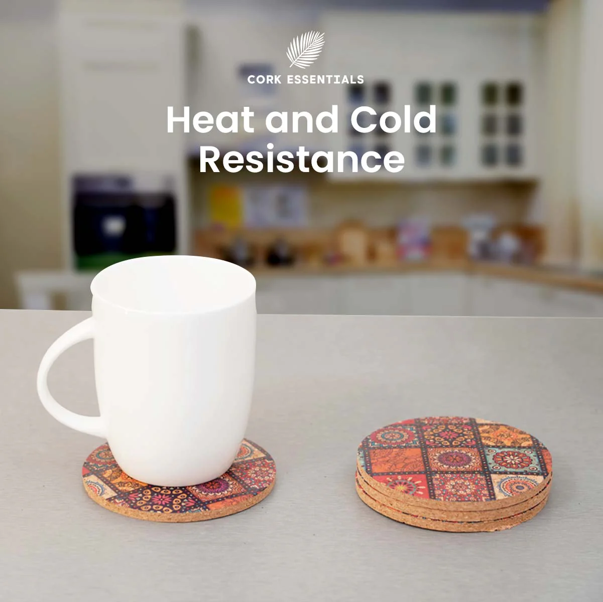Box Print Coaster Set of 4 - Image 5