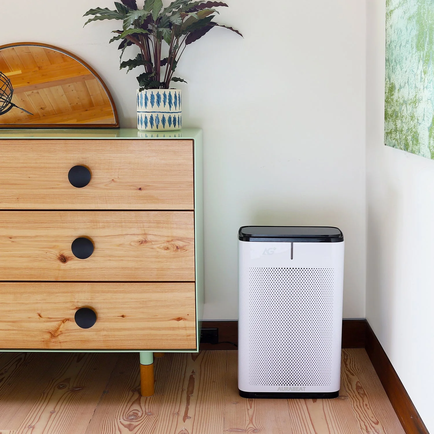 Brondell Pro Sanitizing Air Purifier by Aurabeat - White - Image 2