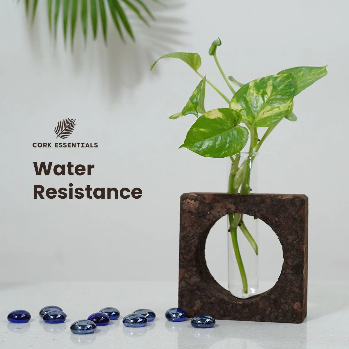 Cork Bark Planter With Test Tube - Image 3