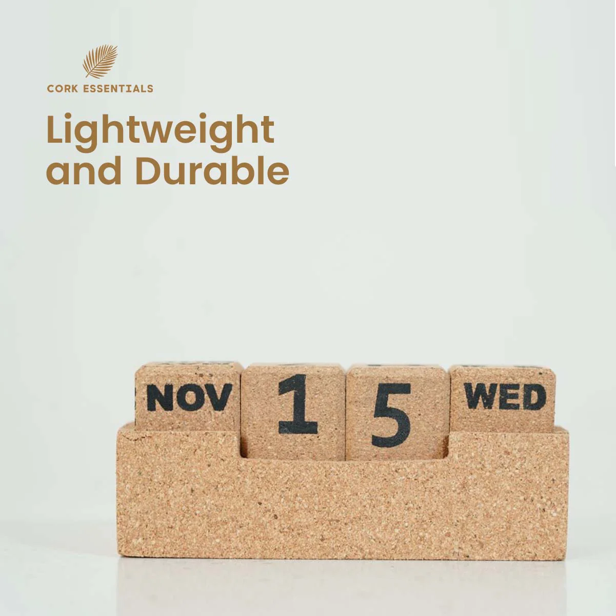 Cork Desk Calendar Small - Image 4