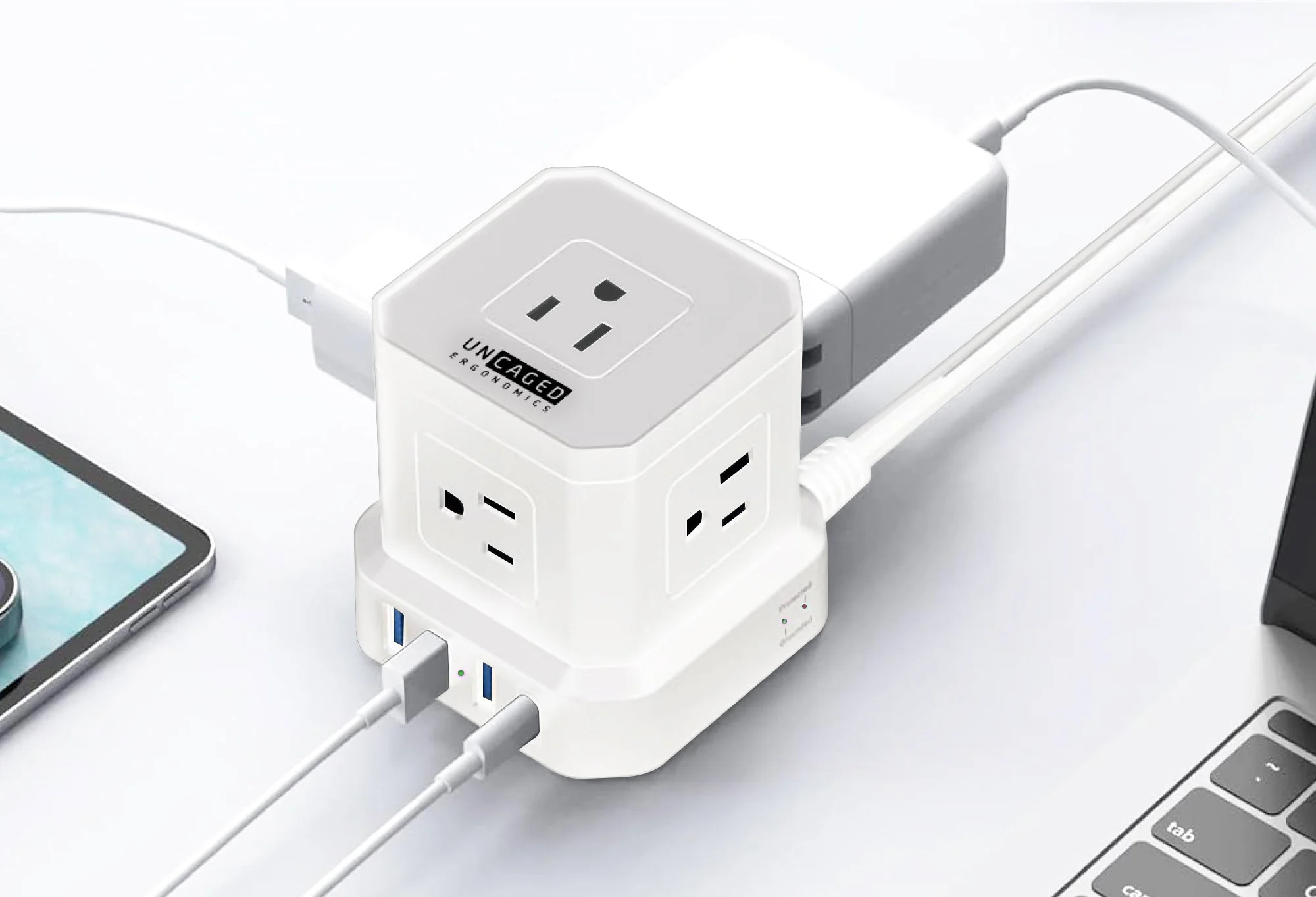 Cube Power Strip 6ft | 2-Pack - Image 4