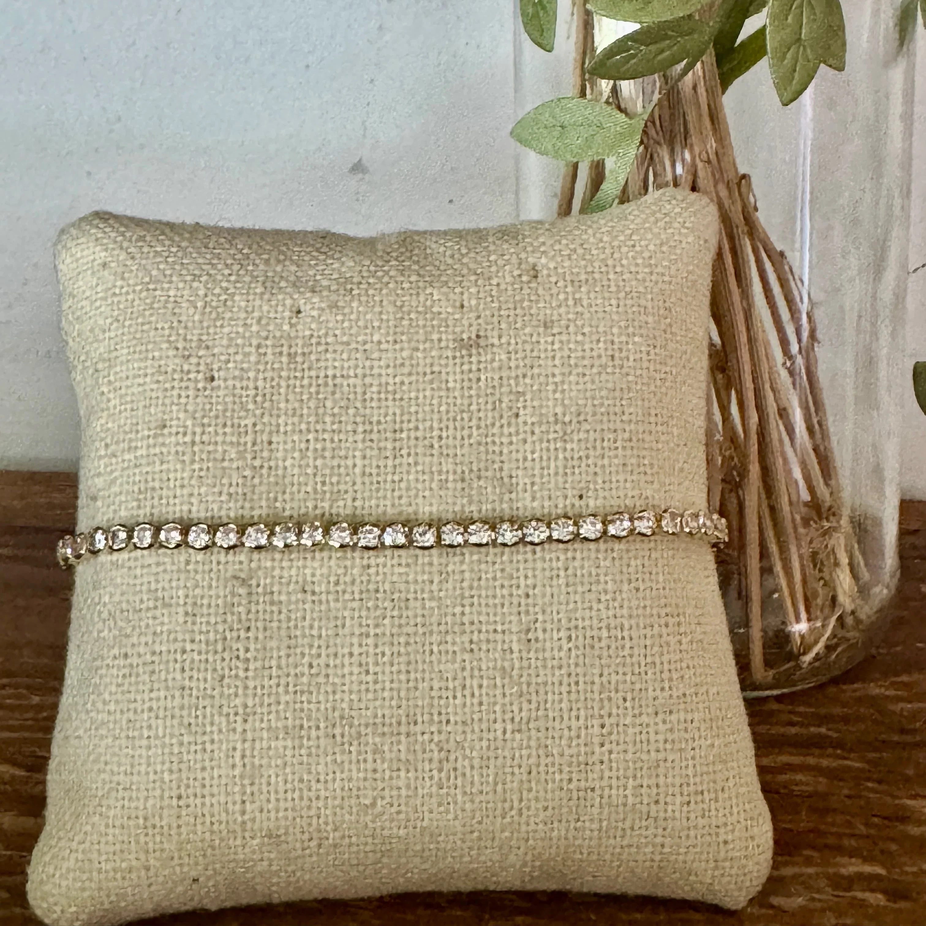 CZ PULL TIE BRACELET GOLD-Buy 2 Get 1 Free - Image 4