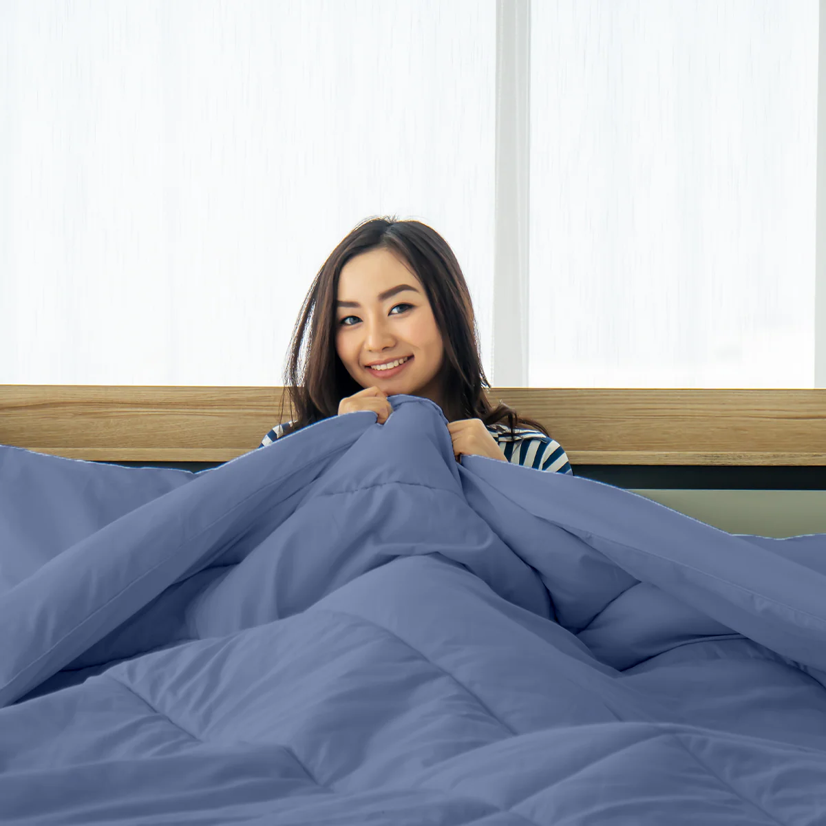 Down Alt Comforter Solids - Blue