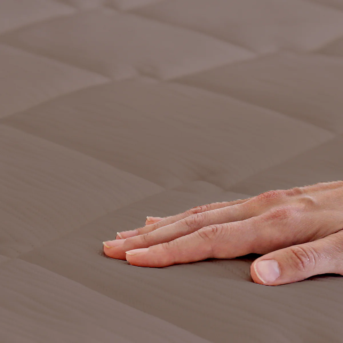 Down Alt Comforter Solids - Taupe - Image 2