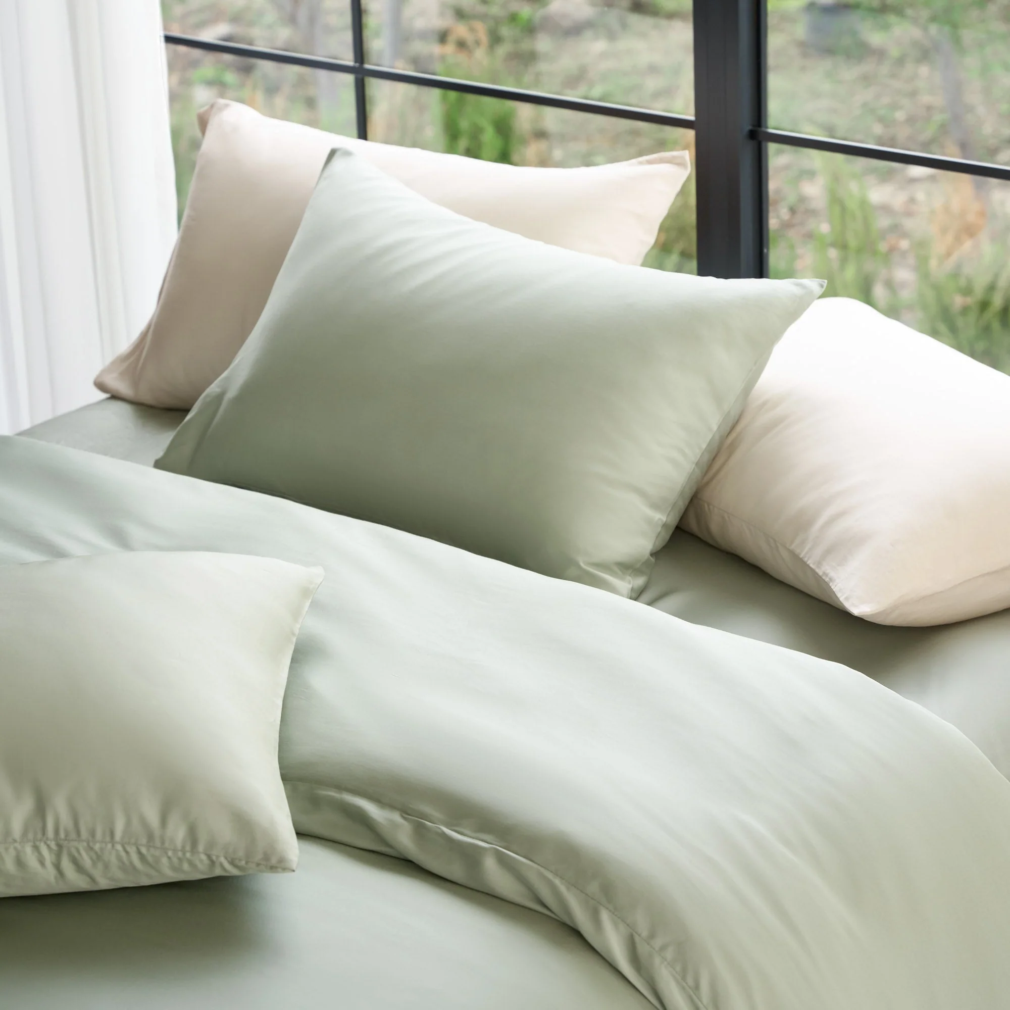 AiryWeight Eucalyptus Duvet Cover - Sage