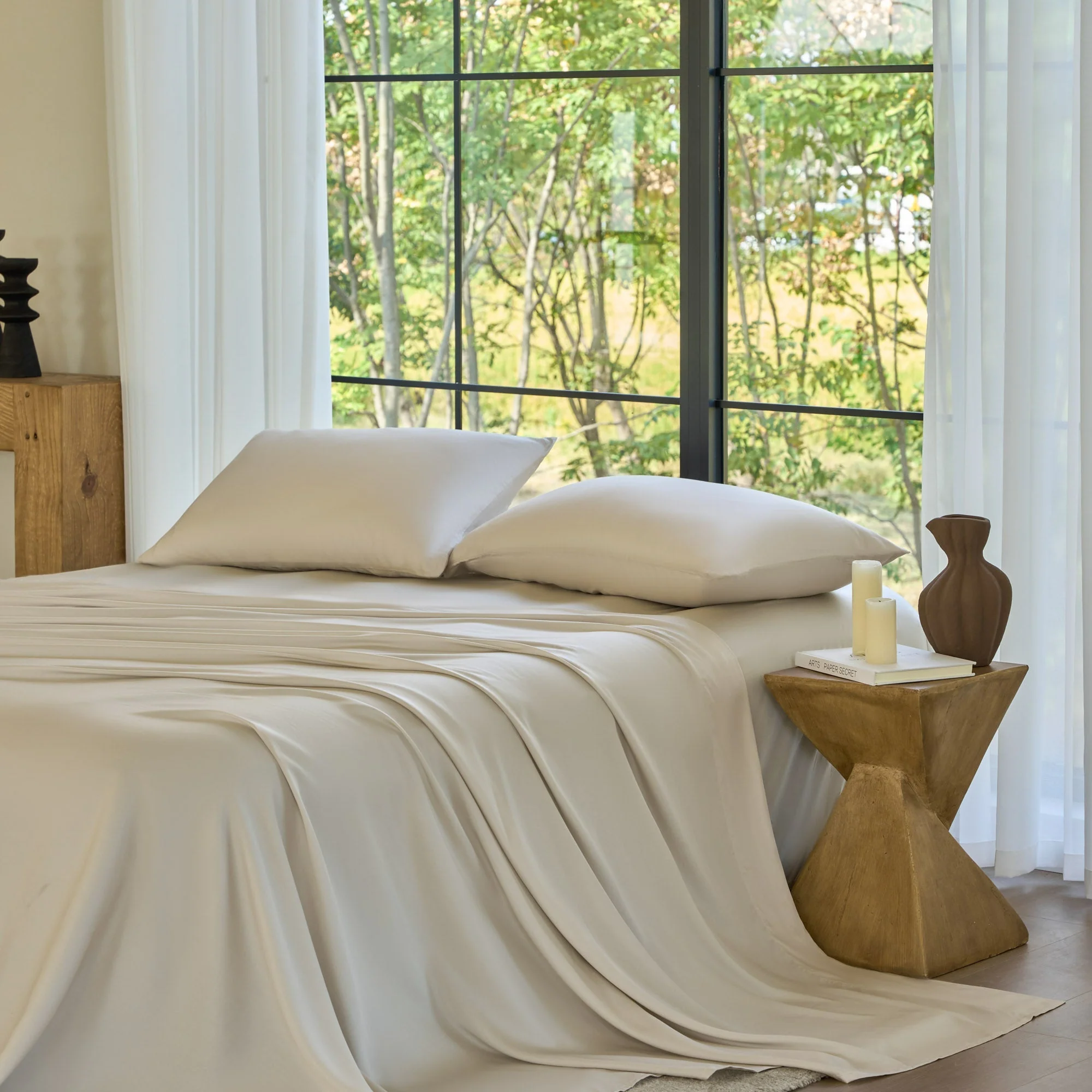 AiryWeight Eucalyptus Sheet Set - Fog