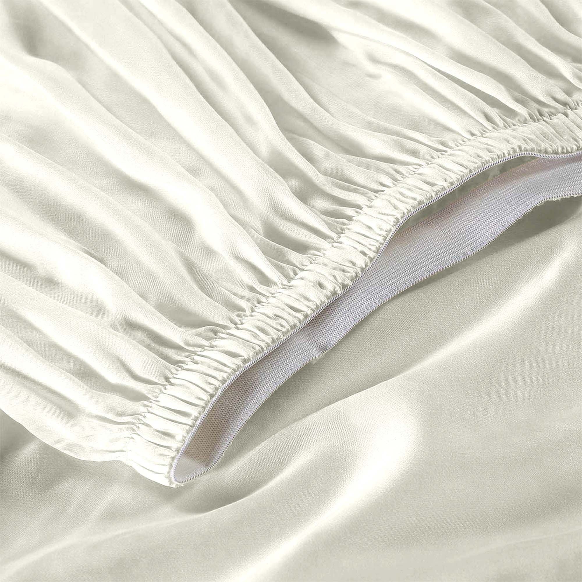 AiryWeight Eucalyptus Sheet Set - Ivory - Image 4