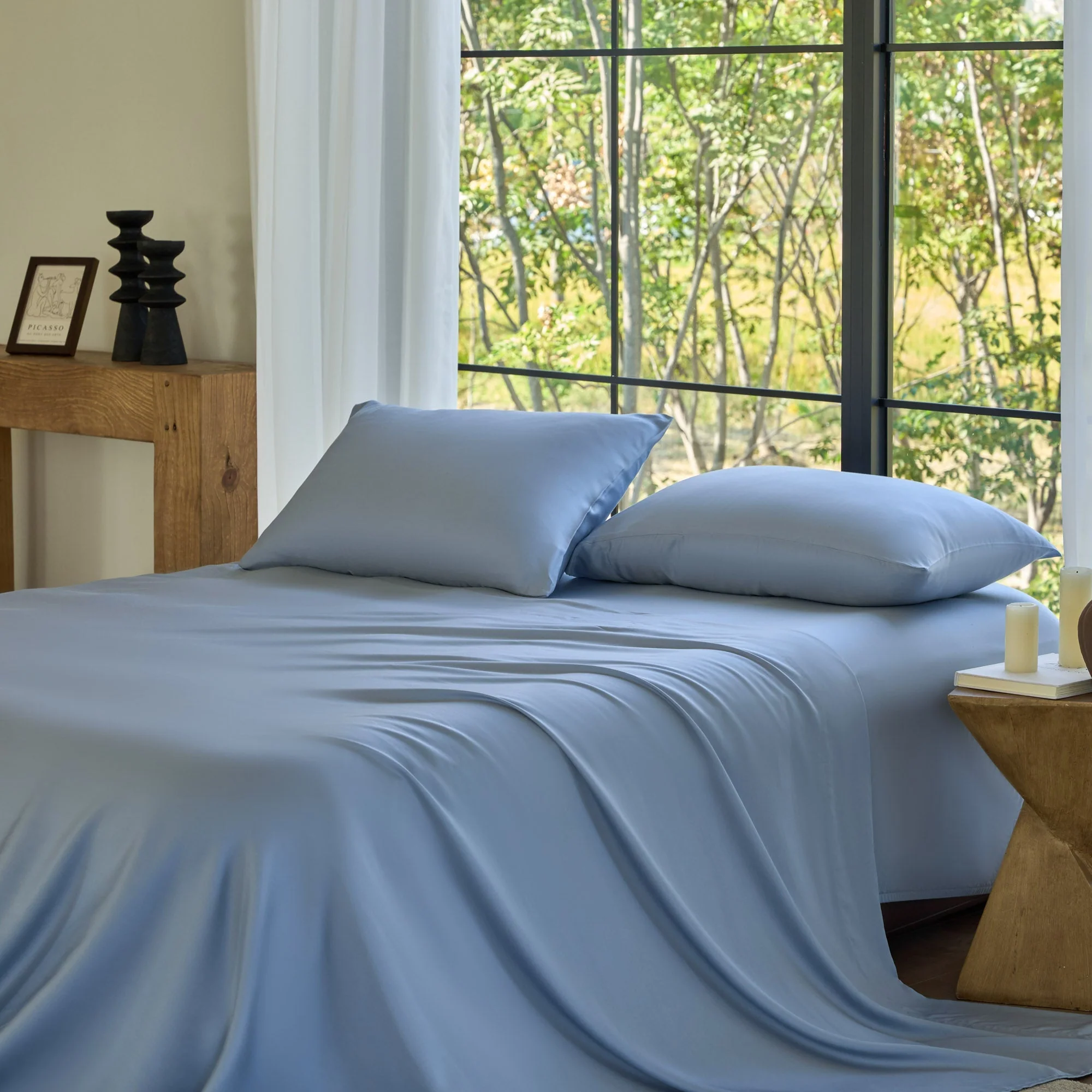 AiryWeight Eucalyptus Sheet Set - Sky