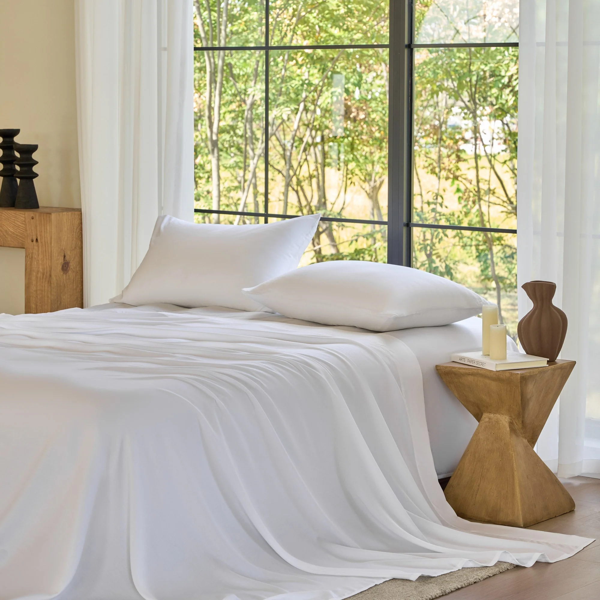 AiryWeight Eucalyptus Sheet Set - Snow