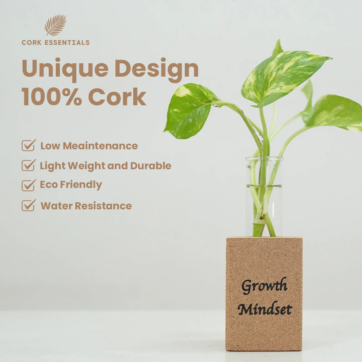Fridge Magnet Planter Growth Mindset With Test Tube - Image 6