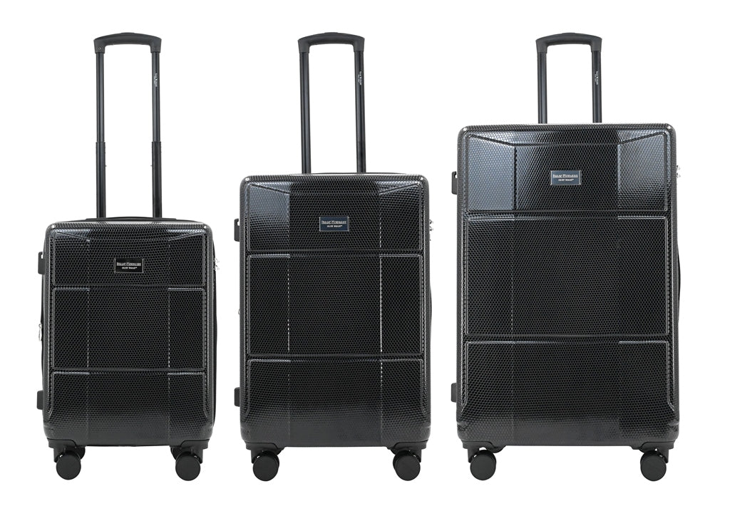 ISAAC MIZRAHI AERO 3-Piece Luggage Set β Lightweight Expandable ABS Hard Shell Suitcases with Spinner Wheels (28β/24β/20β) β Designer Travel Set - Image 2