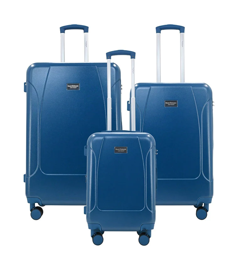 ISAAC MIZRAHI LUNA 3-Piece Luggage Set – Lightweight Expandable ABS Hard Shell Suitcases with Spinner Wheels (28”/24”/20”) – Designer Travel Set