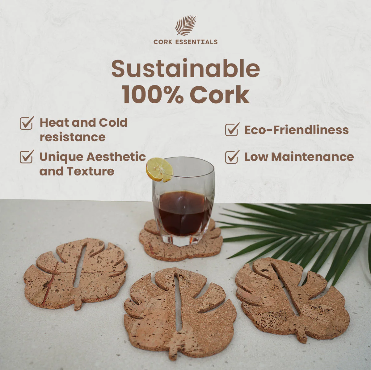 Leaf Coasters Set of 4 - Image 5