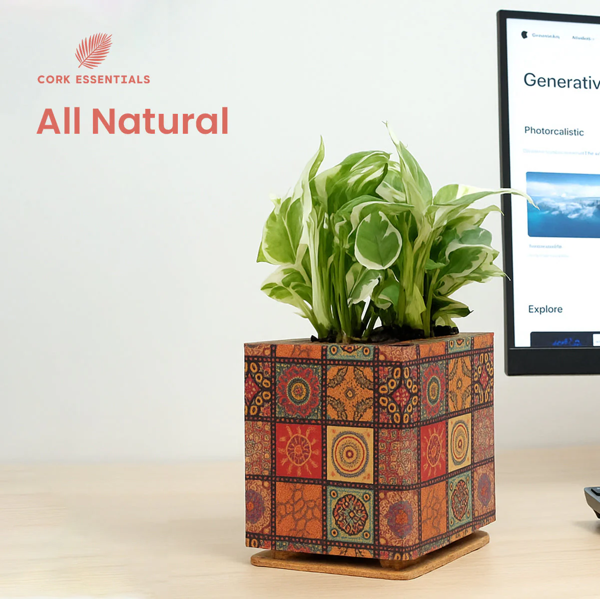 Mandala Print Planter - Image 2