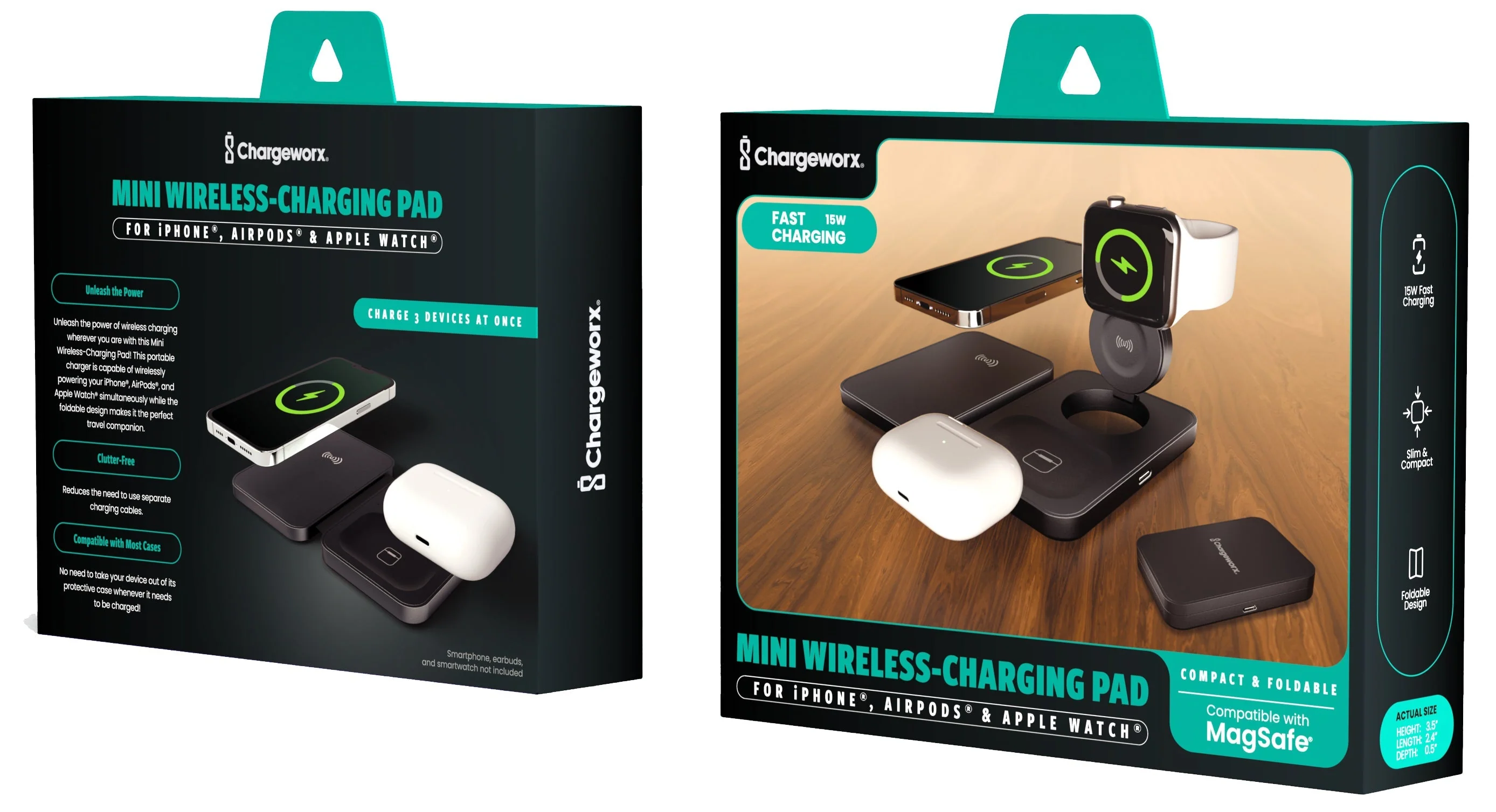 MINI WIRELESS 3-IN-1 CHARGING PAD - Image 3