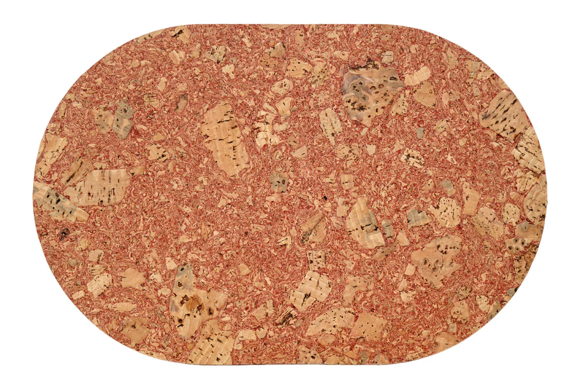 Red Asiago Oval Placemat Set of 4