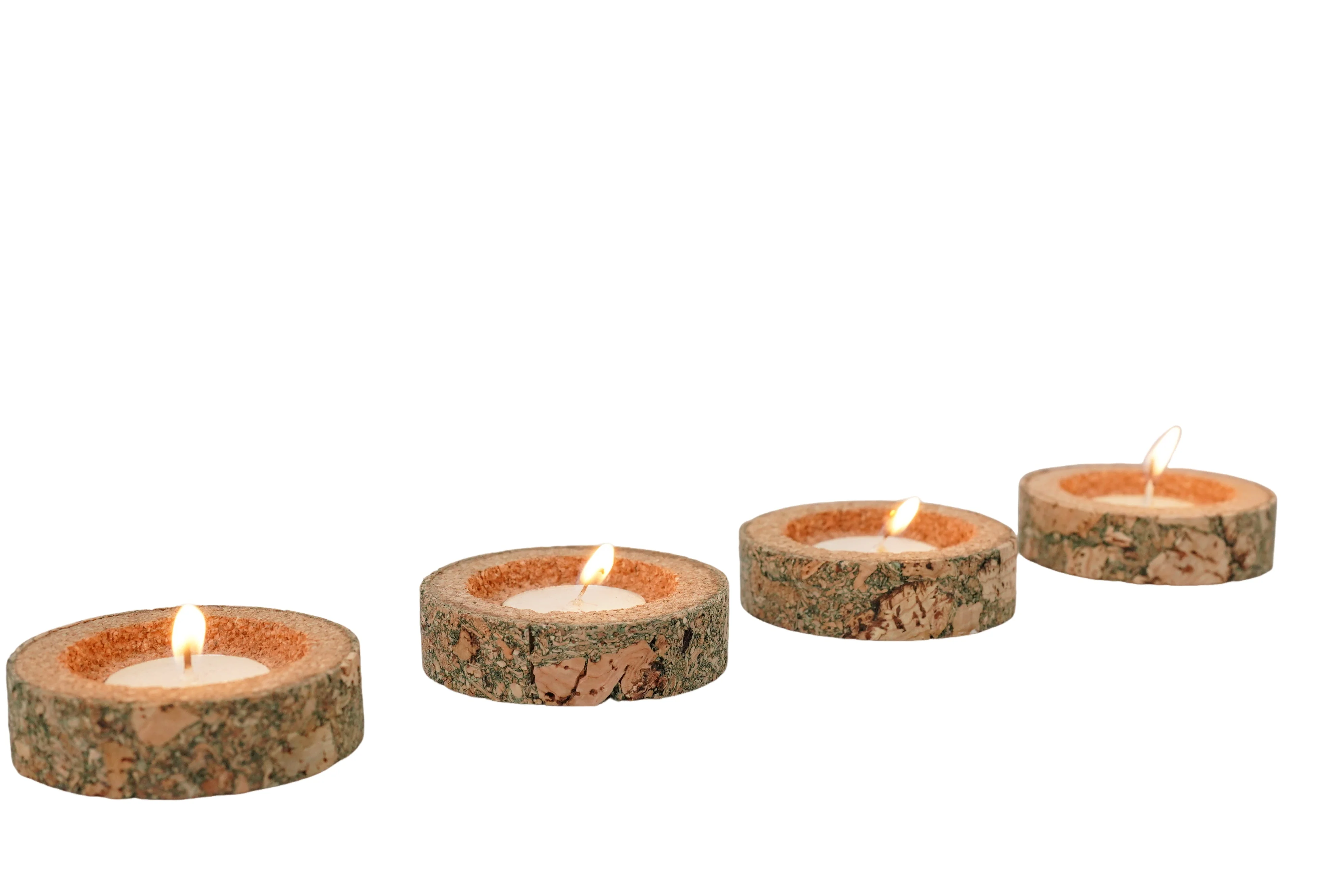 T Light Holder Round Set of 4