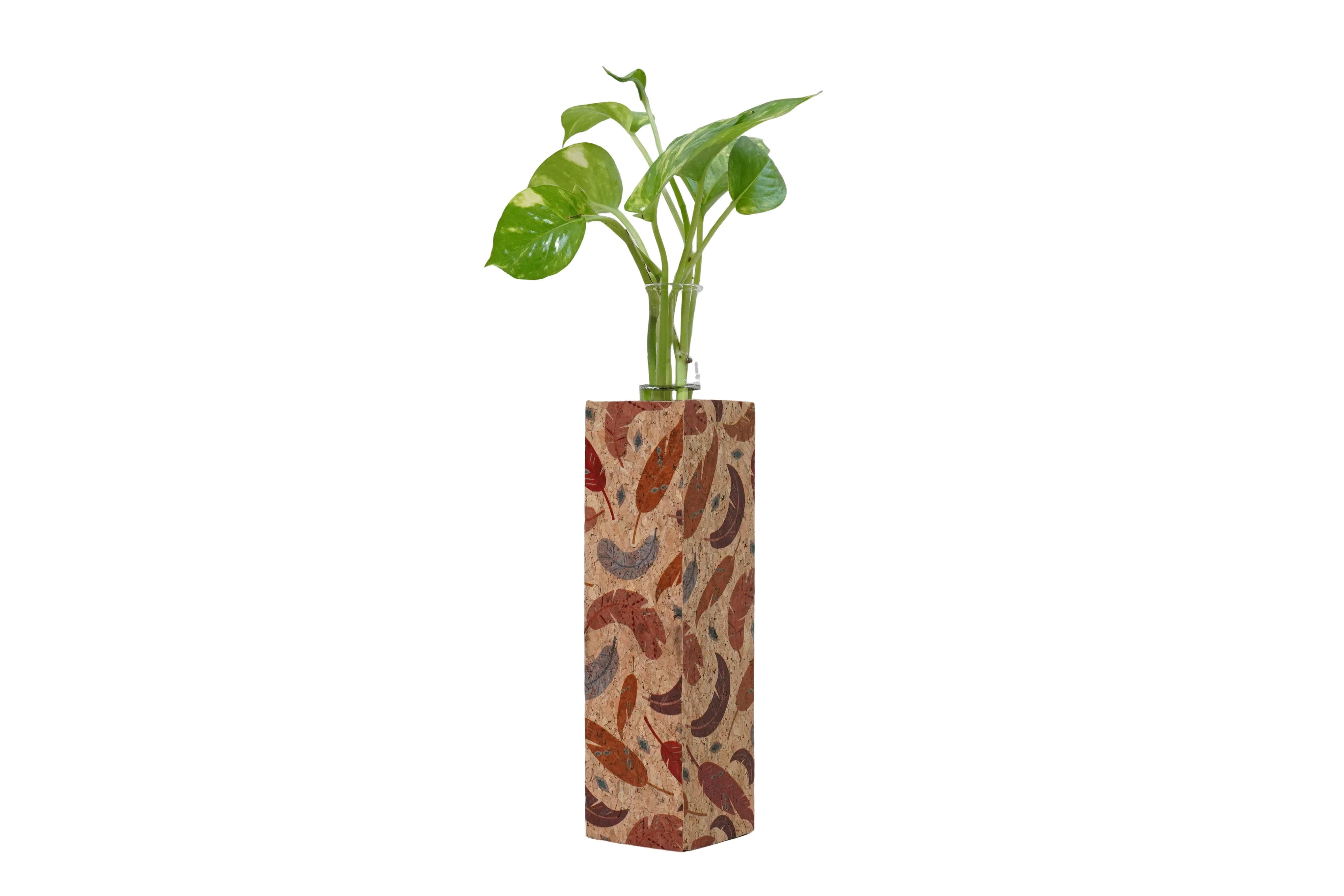 Tabletop Feather Planter With Test Tube