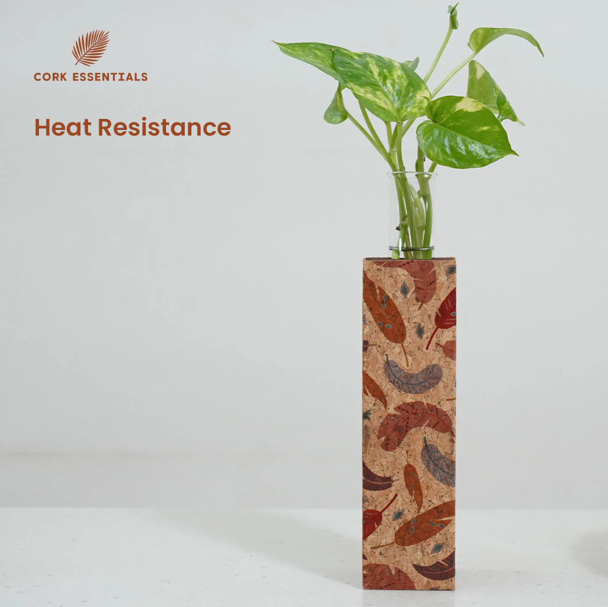 Tabletop Feather Planter With Test Tube - Image 4