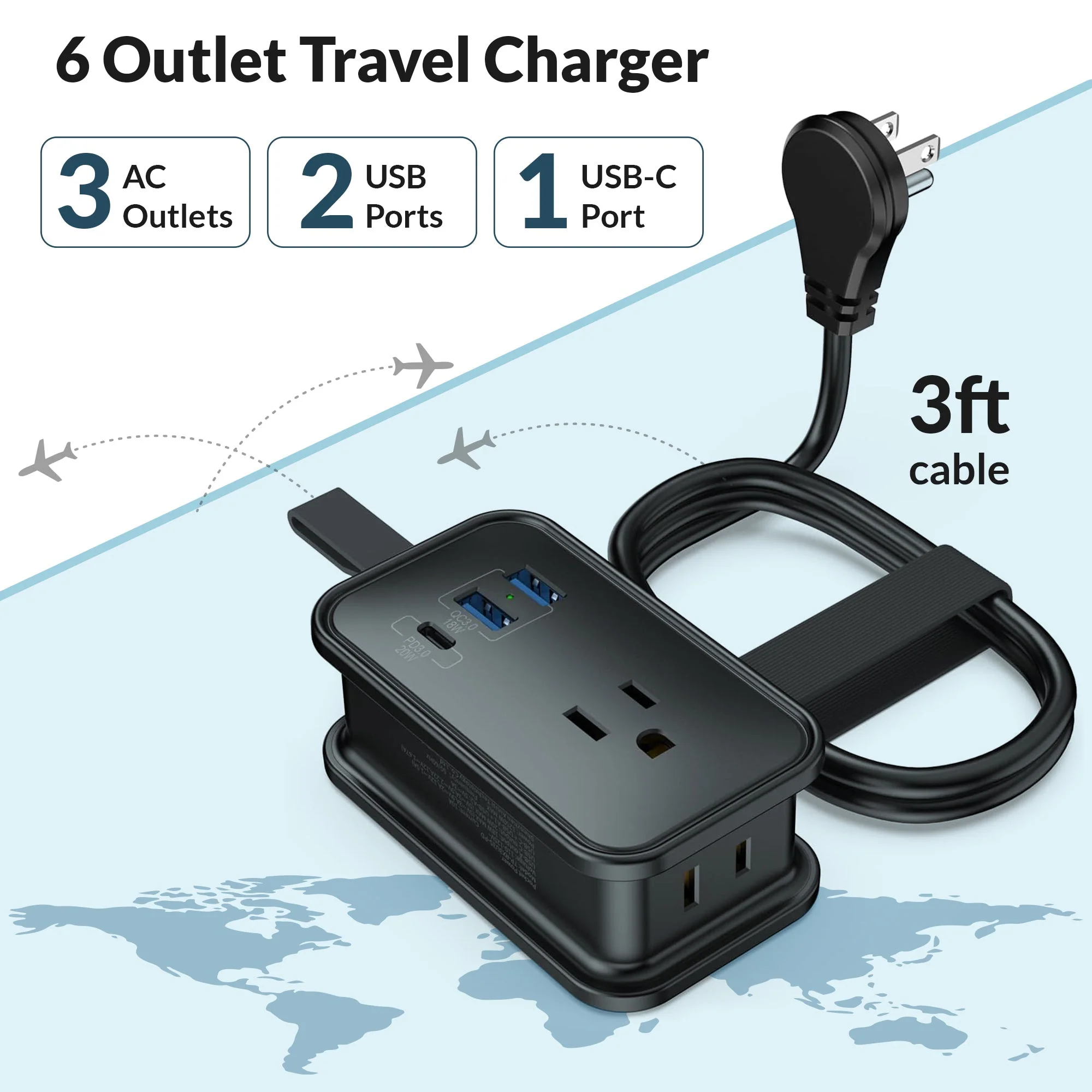 Travel Power Strip | 2-Pack - Image 5
