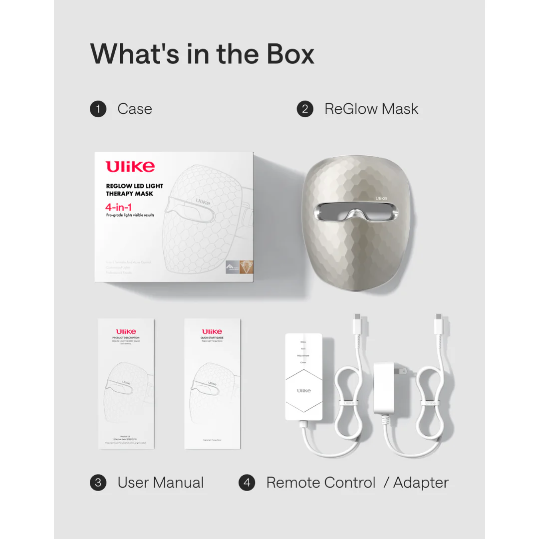 Ulike ReGlow Pro + 3 Ulike Aftercare Hydrating Mask sets - 15 sheet masks - Image 15
